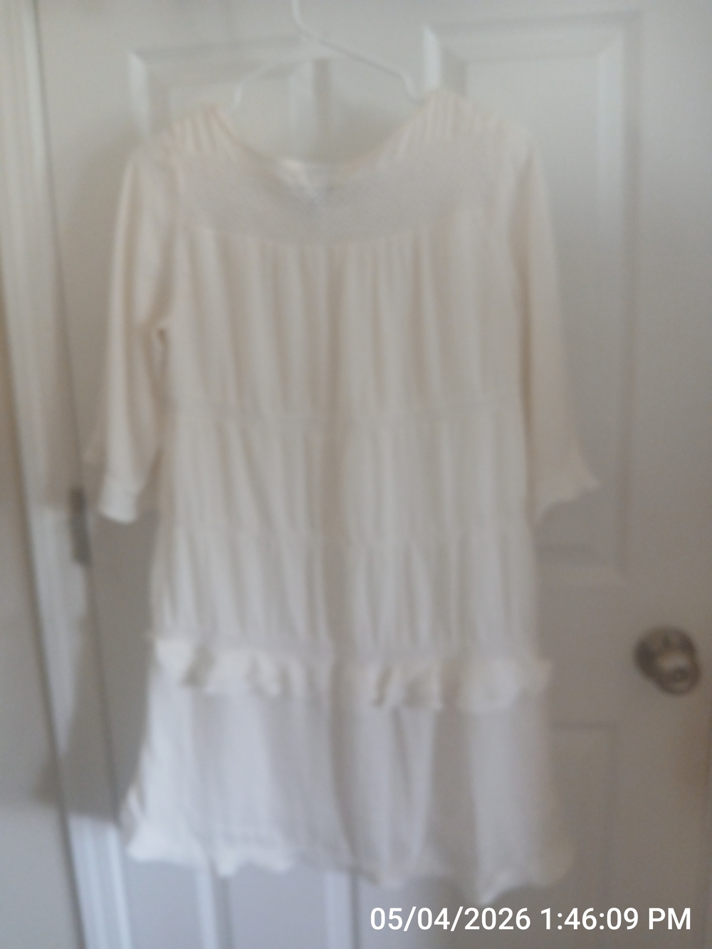 White A-Line Dress - Picture 2 of 5